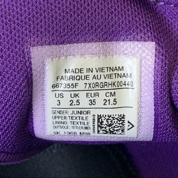 NWT Converse X Disney Frozen 2 Anna High Sneakers - Picture 12 of 12